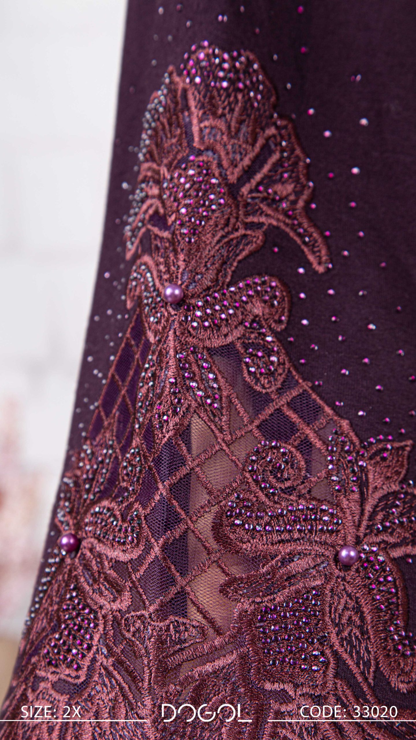 بلوز سه ربع ویلفو آستین گلدوزی - تصویر 4