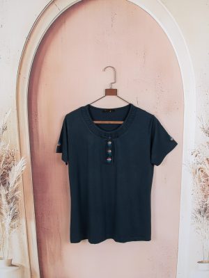 تیشرت ویلفو قاپک گلدوزی