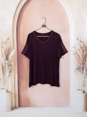 تیشرت ویلفو آستین گلدوزی